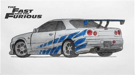 Fast And Furious Car Drawing